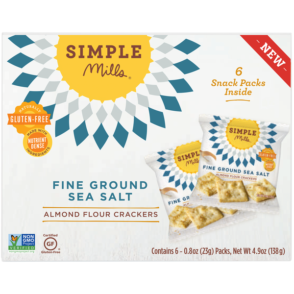 Fine Ground Sea Salt Almond Flour Cracker Snack Pack – AZDev_SimpleMills