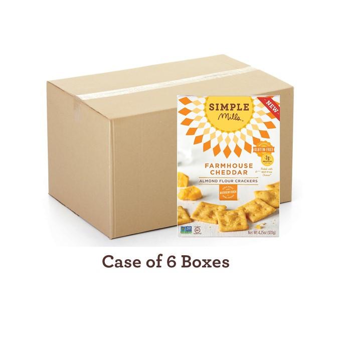 Wholesale Farmhouse Cheddar Almond Flour Crackers