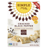 Cracked Black Pepper Almond Flour Crackers