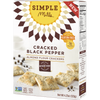 Cracked Black Pepper Almond Flour Crackers