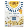 Fine Ground Sea Salt Almond Flour Crackers