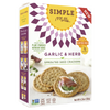 Garlic & Herb Sprouted Seed Crackers