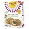 Garlic & Herb Sprouted Seed Crackers