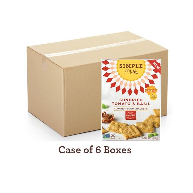 Wholesale Sundried Tomato & Basil Almond Flour Crackers