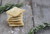 Rosemary & Sea Salt Almond Flour Crackers