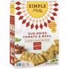Sun-dried Tomato & Basil Almond Flour Crackers